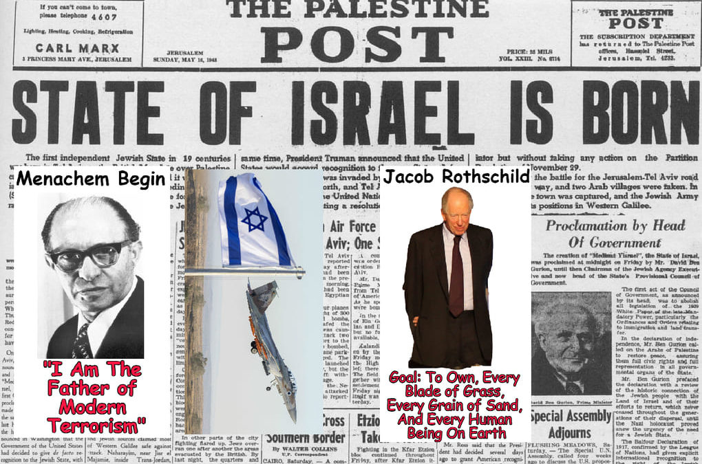 Rothschild Dynasty Seized Palestine, Then Misnamed It Israel