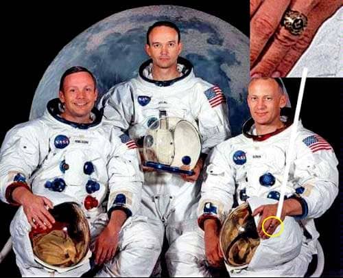 Apollo 11 crew masonic ring